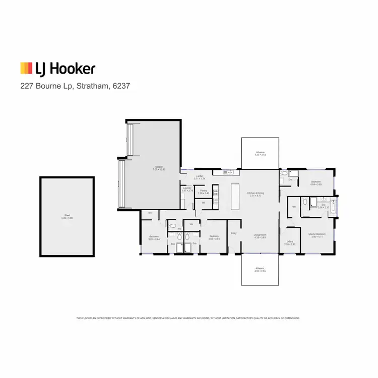 Floorplan of Homely house listing, 227 Bourne Loop, Stratham WA 6237