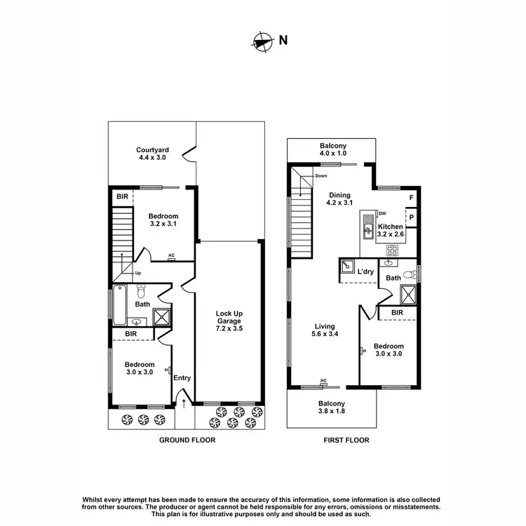Floorplan of Homely townhouse listing, 27 Sable Circuit, Officer VIC 3809