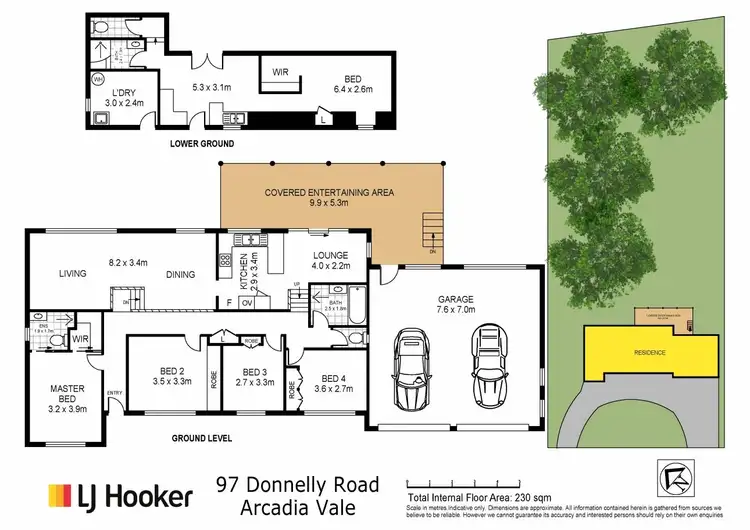 Floorplan of Homely house listing, 97 Donnelly Road, Arcadia Vale NSW 2283