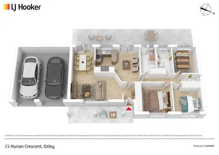Floorplan of Homely house listing, 15 Nunan Crescent, Oxley ACT 2903