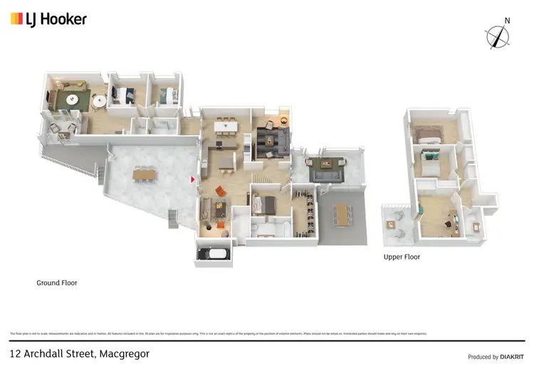 Floorplan of Homely house listing, 12 Archdall Street, Macgregor ACT 2615
