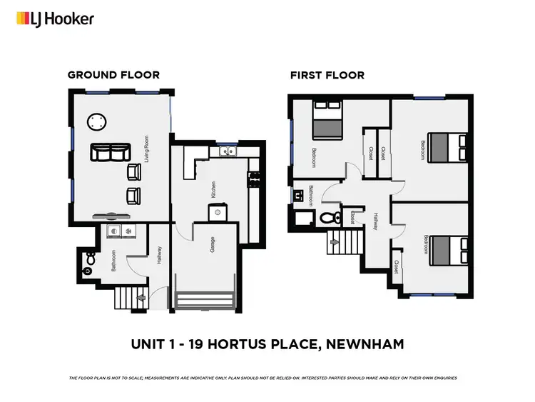Floorplan of Homely house listing, 1/19 Hortus place, Newnham TAS 7248