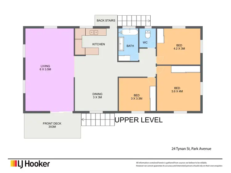 Floorplan of Homely house listing, 24 Tynan Street, Park Avenue QLD 4701