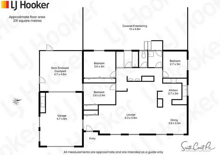 Floorplan of Homely house listing, 54 Maloneys Drive, Maloneys Beach NSW 2536