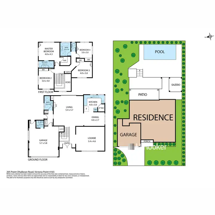 Floorplan of Homely house listing, 205-207 Point O'Halloran Road, Victoria Point QLD 4165
