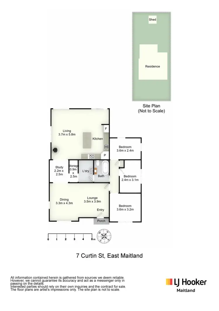 Floorplan of Homely house listing, 7 Curtin Street, East Maitland NSW 2323