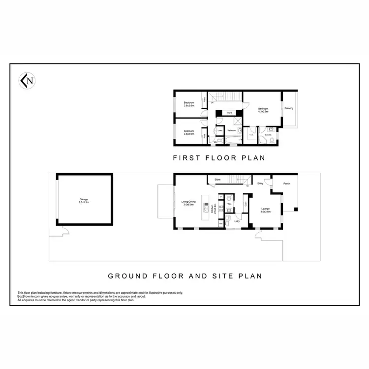 Floorplan of Homely townhouse listing, 22 Kingsley Avenue, Point Cook VIC 3030