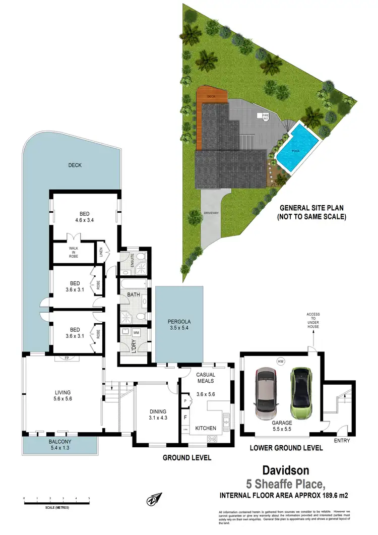 Floorplan of Homely house listing, 5 Sheaffe Place, Davidson NSW 2085