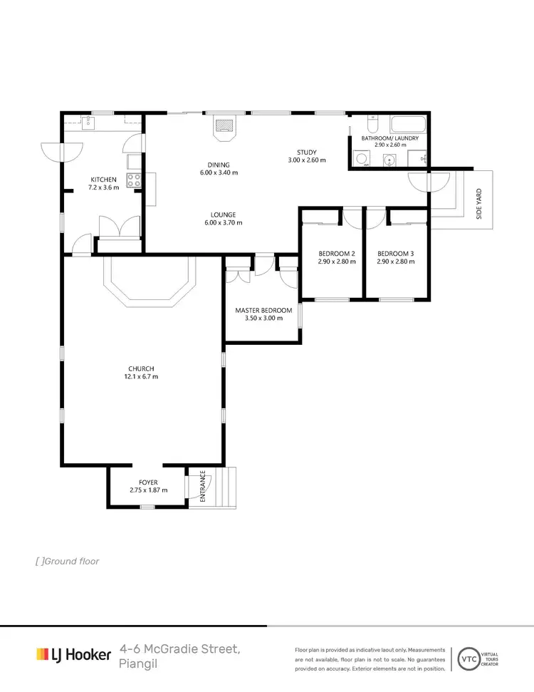 Floorplan of Homely house listing, 4-6 McGradie Street, Piangil VIC 3597