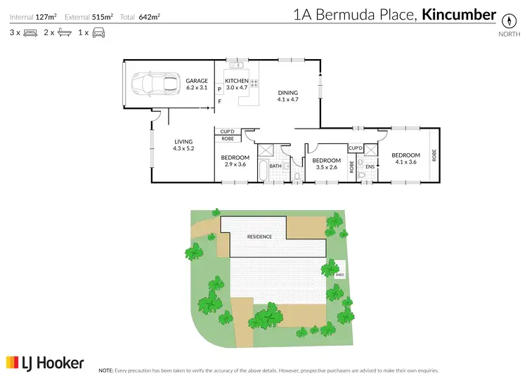 Floorplan of Homely house listing, 1A Bermuda Place, Kincumber NSW 2251