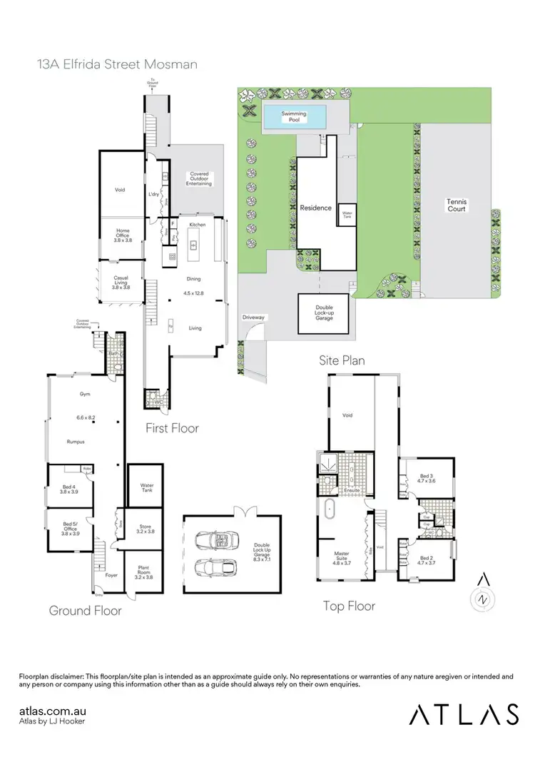 Floorplan of Homely house listing, 13A Elfrida Street, Mosman NSW 2088