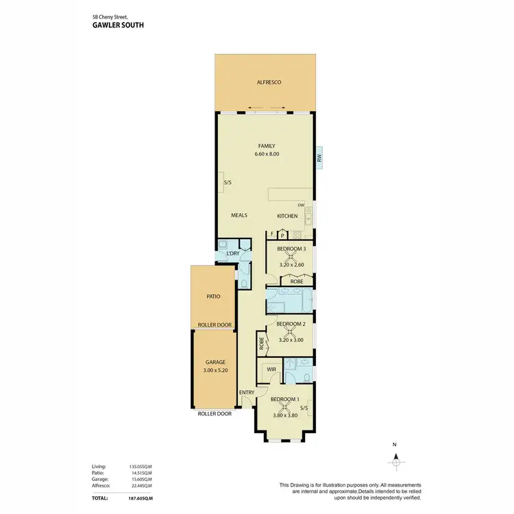 Floorplan of Homely house listing, 5B Cherry Street, Gawler South SA 5118