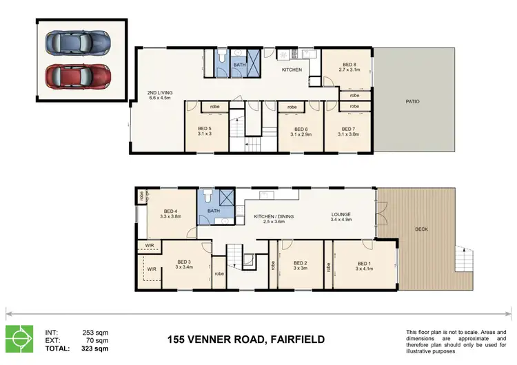 Floorplan of Homely house listing, 155 Venner Road, Fairfield QLD 4103