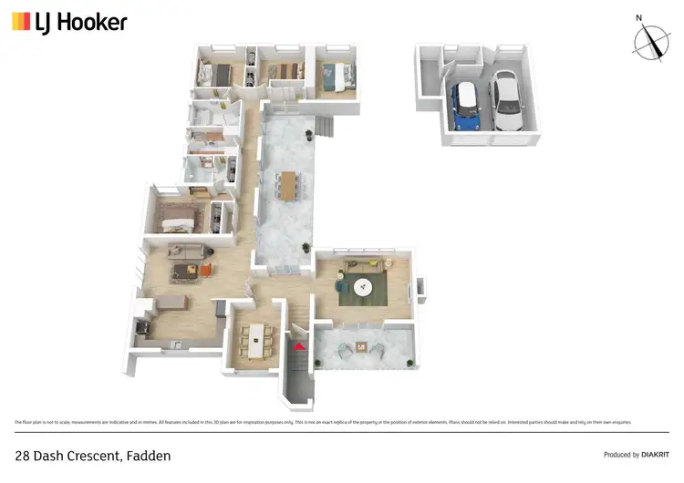 Floorplan of Homely house listing, 28 Dash Crescent, Fadden ACT 2904