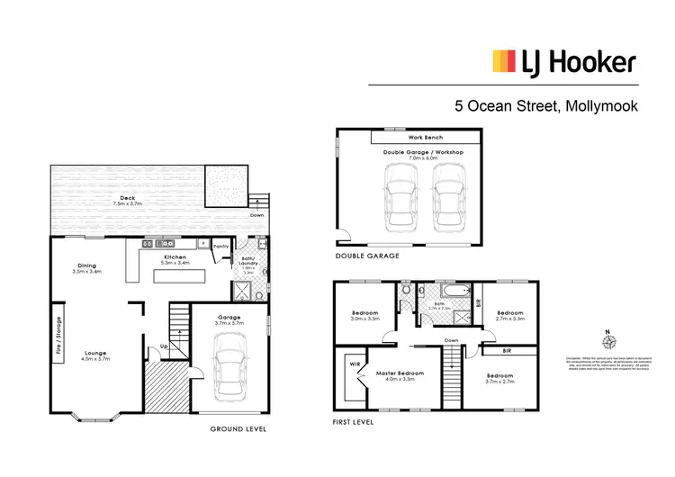 Floorplan of Homely house listing, 5 Ocean Street, Mollymook NSW 2539