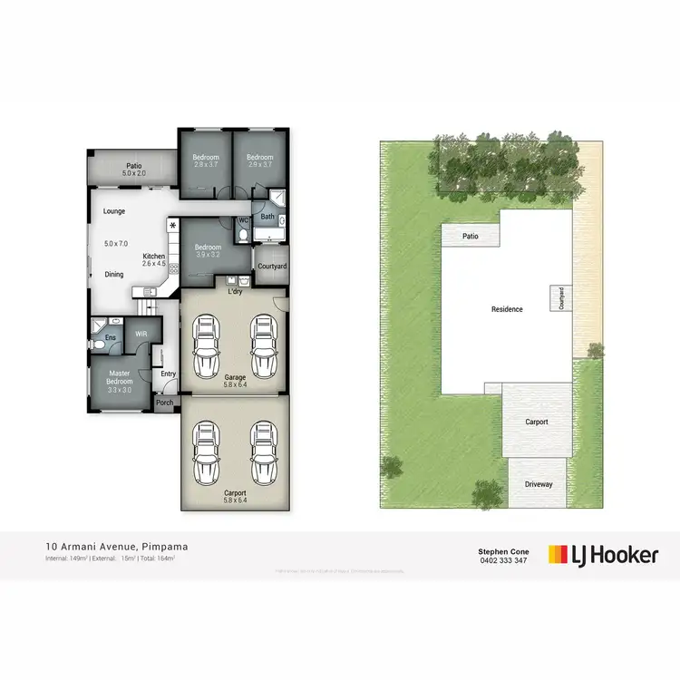 Floorplan of Homely house listing, 10 Armani Avenue, Pimpama QLD 4209