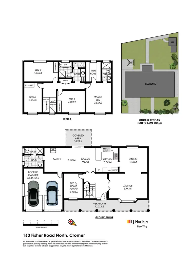 Floorplan of Homely house listing, 160 Fisher Road North, Cromer NSW 2099