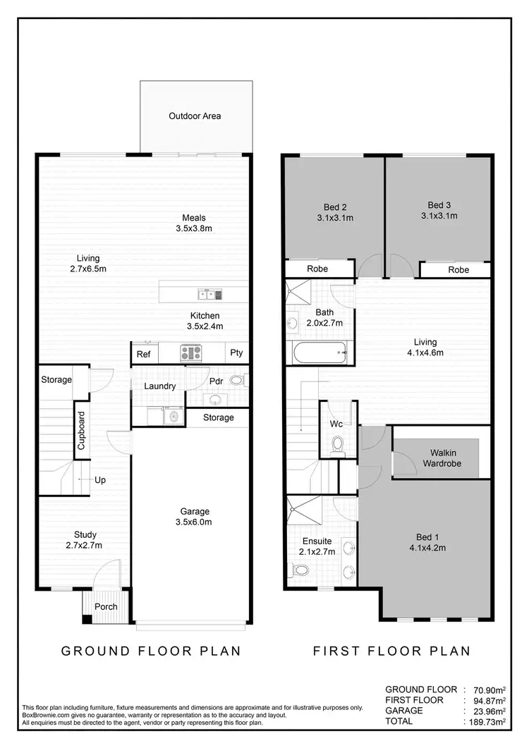 Floorplan of Homely townhouse listing, 20 Richhaven Place, Epping VIC 3076