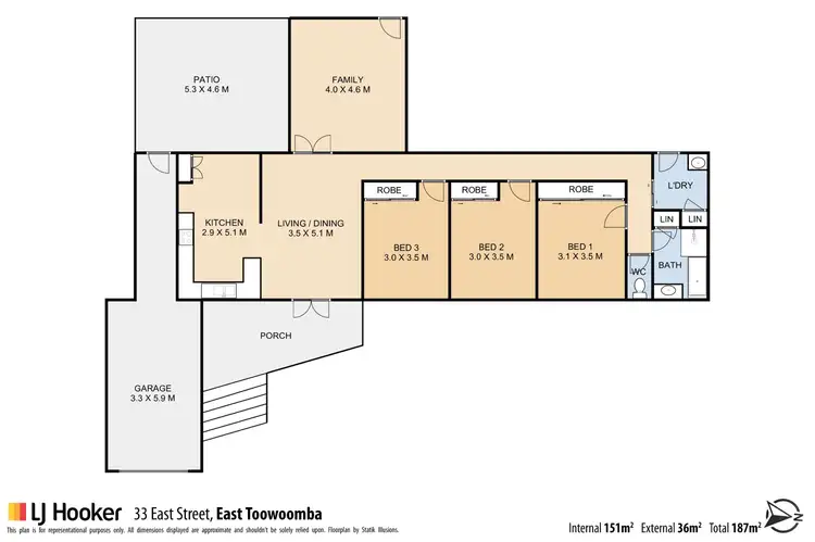 Floorplan of Homely house listing, 33 East Street, East Toowoomba QLD 4350