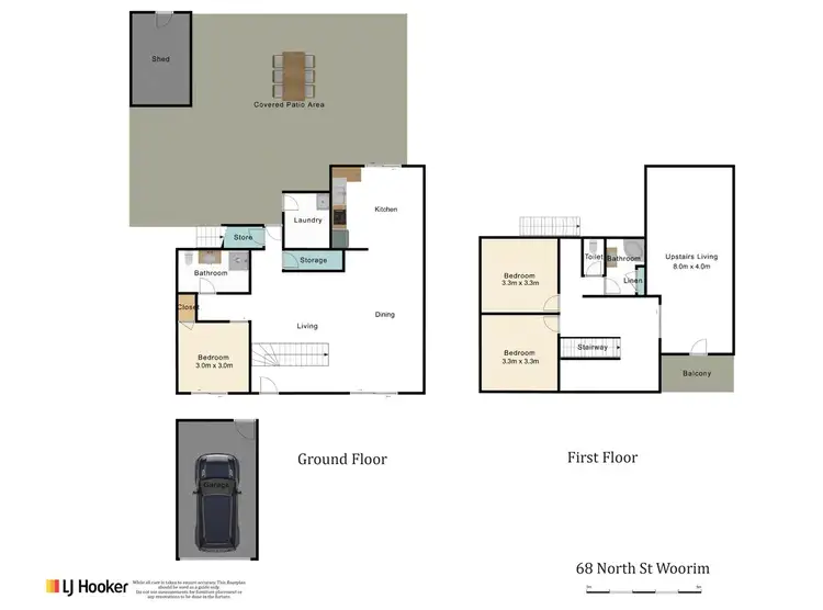 Floorplan of Homely house listing, 68 North Street, Woorim QLD 4507