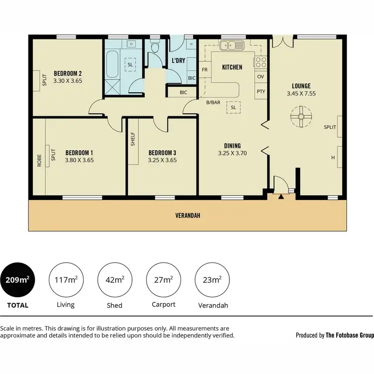 Floorplan of Homely house listing, 7 Lydia Avenue, Surrey Downs SA 5126