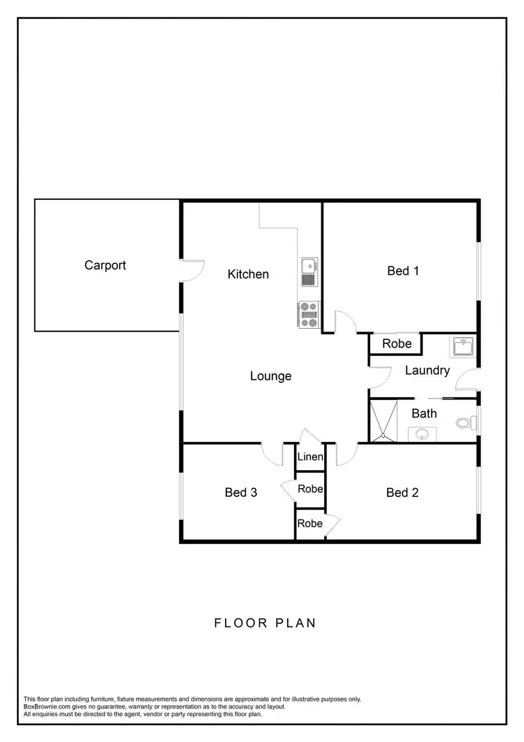 Floorplan of Homely unit listing, 10/24-28 Albert Street, Eagleby QLD 4207