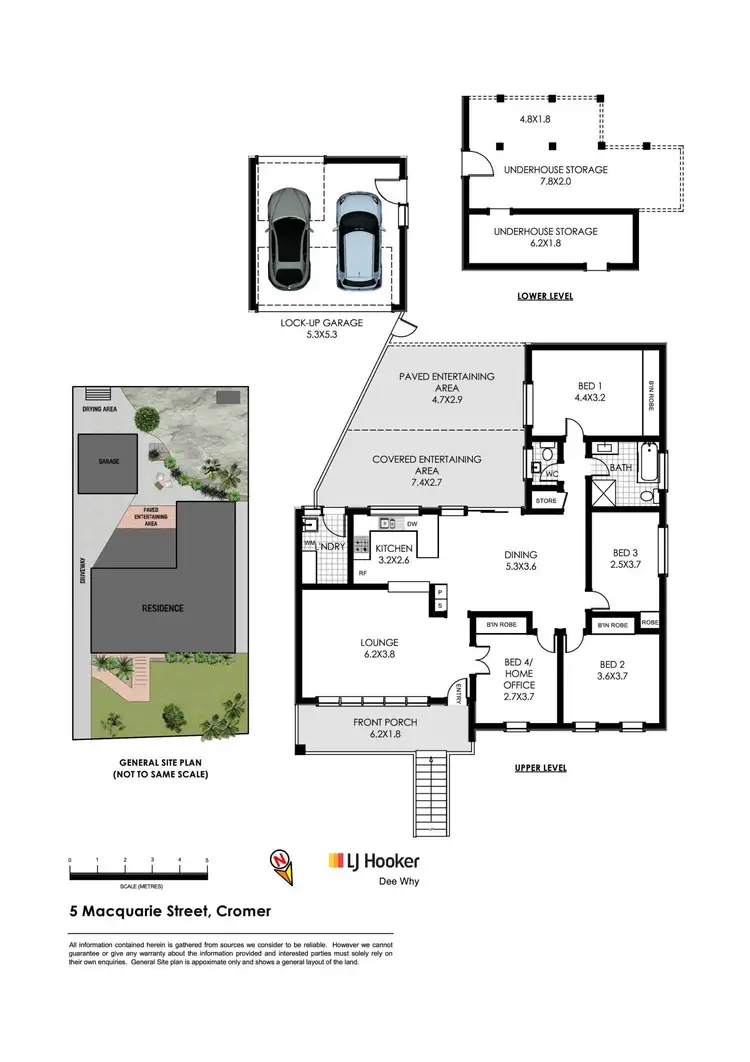 Floorplan of Homely house listing, 5 Macquarie Street, Cromer NSW 2099