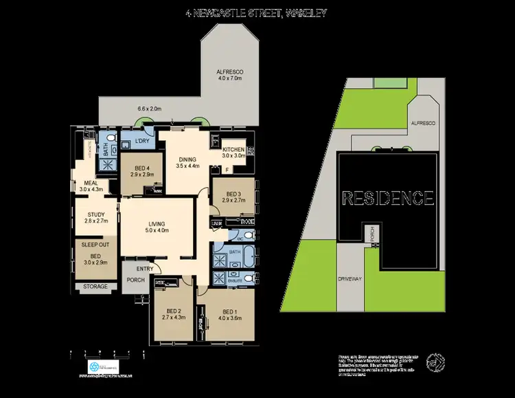 Floorplan of Homely house listing, 4 Newcastle Street, Wakeley NSW 2176