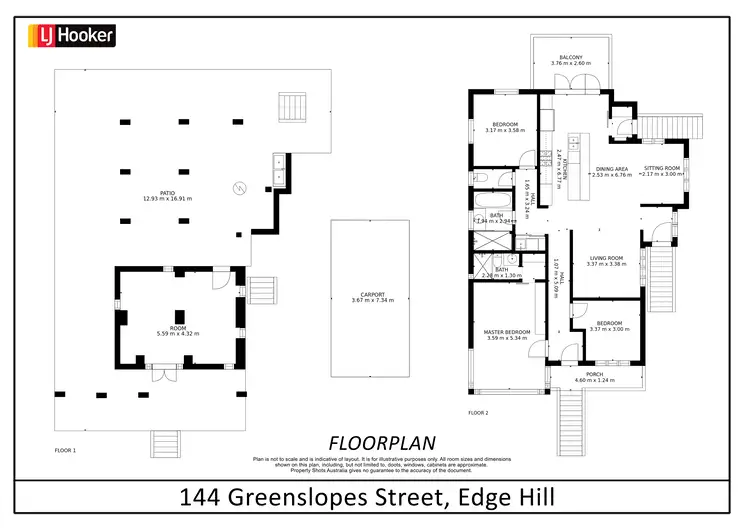 Floorplan of Homely house listing, 144 Greenslopes Street, Edge Hill QLD 4870