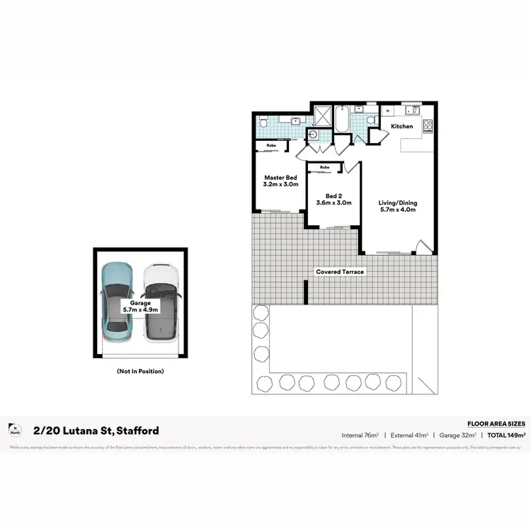 Floorplan of Homely unit listing, 2/20 Lutana Street, Stafford QLD 4053
