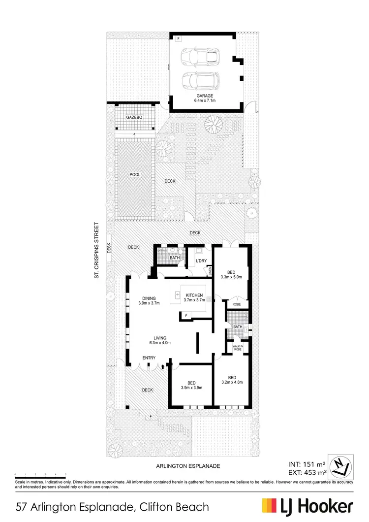 Floorplan of Homely house listing, 57 Arlington Esplanade, Clifton Beach QLD 4879