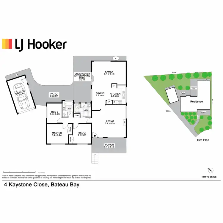 Floorplan of Homely house listing, 4 Kaystone Close, Bateau Bay NSW 2261