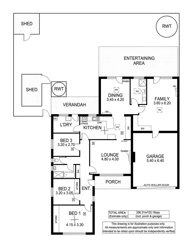 Floorplan of Homely house listing, 92 Oaklands Road, Glengowrie SA 5044