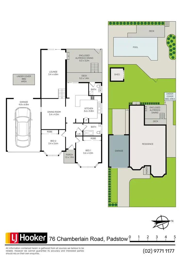 Floorplan of Homely house listing, 76 Chamberlain Road, Padstow Heights NSW 2211
