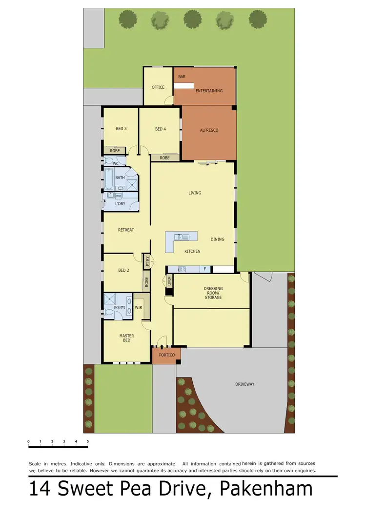 Floorplan of Homely house listing, 14 Sweet Pea Drive, Pakenham VIC 3810