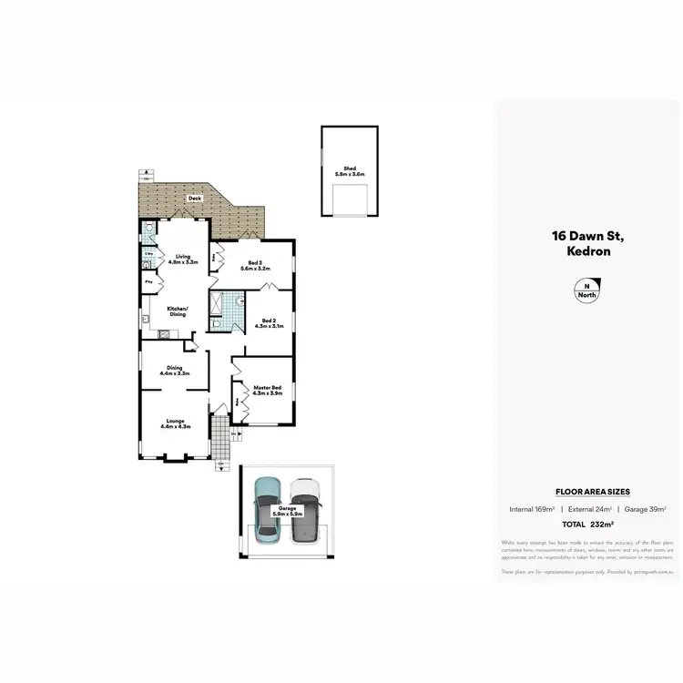 Floorplan of Homely house listing, 16 Dawn Street, Kedron QLD 4031