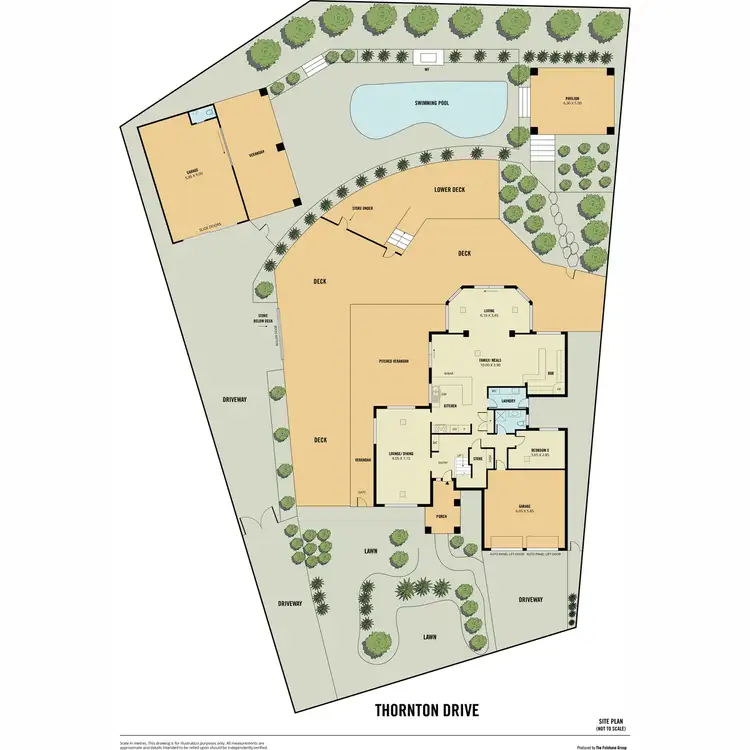 Floorplan of Homely house listing, 73 Thornton Drive, Greenwith SA 5125