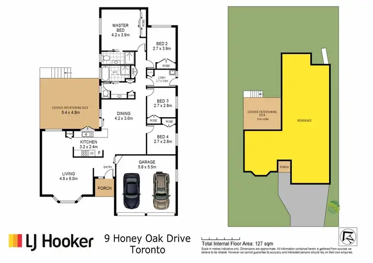 Floorplan of Homely house listing, 9 Honey Oak Drive, Toronto NSW 2283