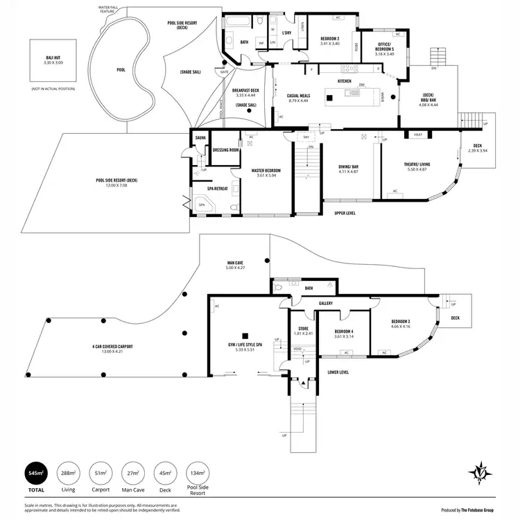 Floorplan of Homely house listing, 14 Jikara Drive, Glen Osmond SA 5064