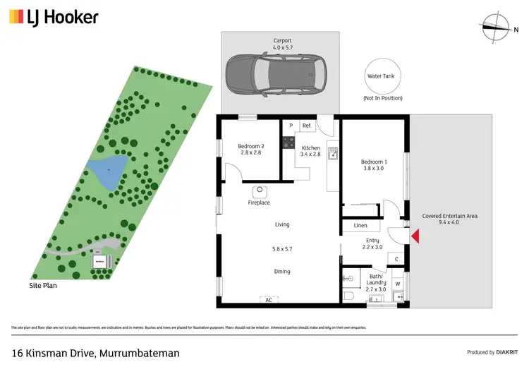 Floorplan of Homely house listing, 16 Kinsman Drive, Murrumbateman NSW 2582