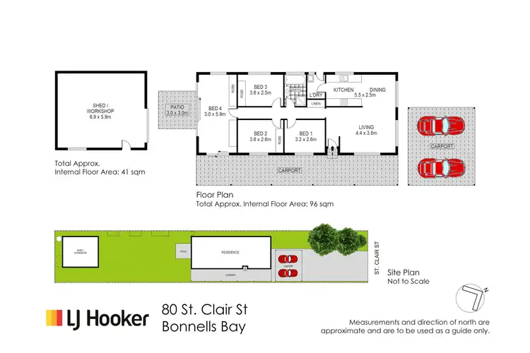 Floorplan of Homely house listing, 80 St Clair Street, Bonnells Bay NSW 2264