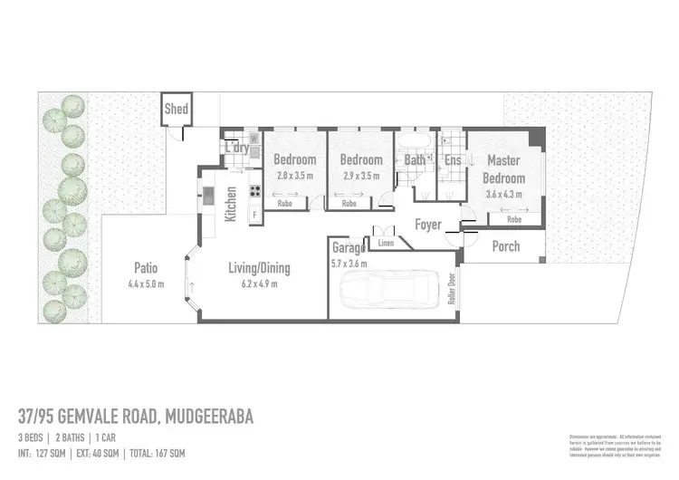 Floorplan of Homely unit listing, 37/95 Gemvale Road, Mudgeeraba QLD 4213