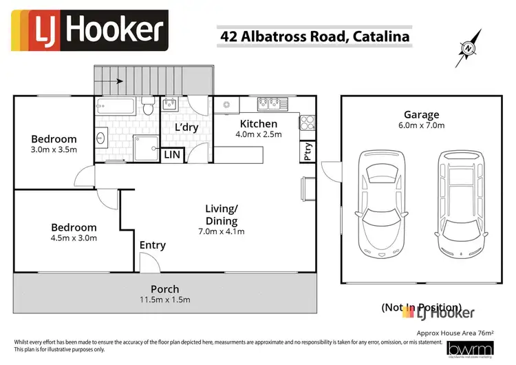 Floorplan of Homely house listing, 42 Albatross Road, Catalina NSW 2536