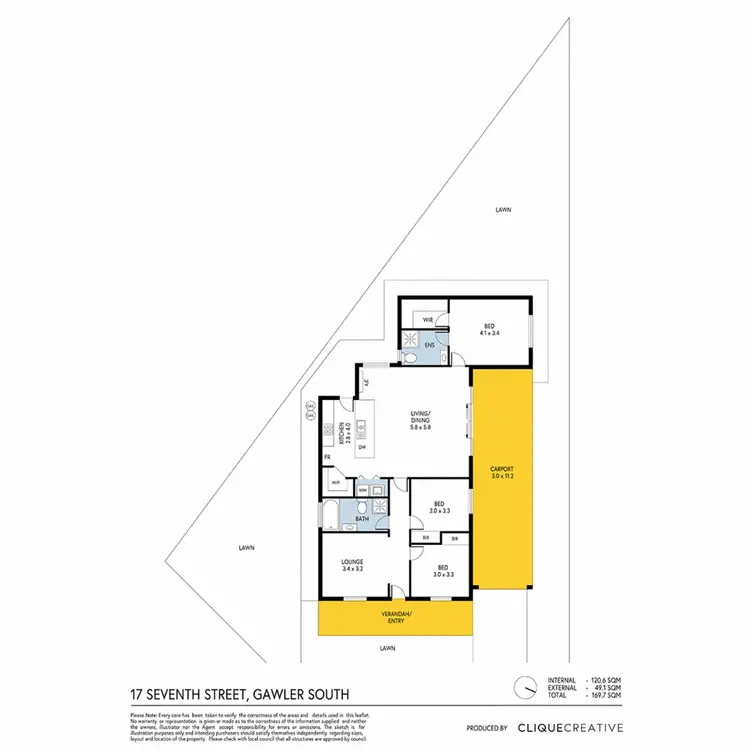 Floorplan of Homely house listing, 17 Seventh Street, Gawler South SA 5118