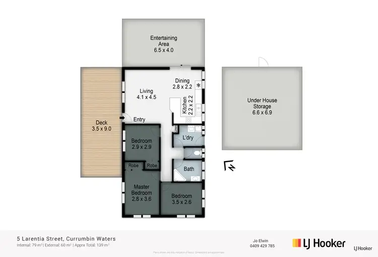 Floorplan of Homely house listing, 5 Larentia Street, Currumbin Waters QLD 4223
