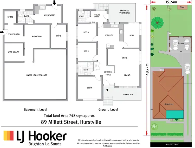 Floorplan of Homely house listing, 89 Millett Street, Hurstville NSW 2220