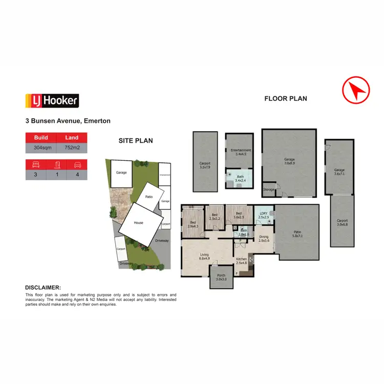 Floorplan of Homely house listing, 3 Bunsen Avenue, Emerton NSW 2770