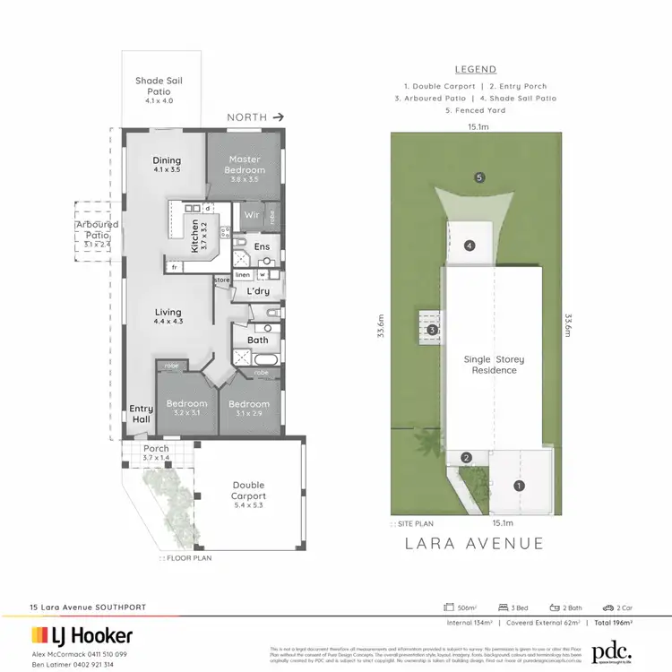 Floorplan of Homely house listing, 15 Lara Avenue, Southport QLD 4215