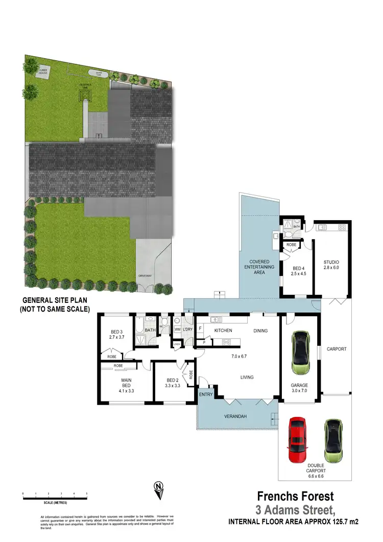 Floorplan of Homely house listing, 3 Adams Street, Frenchs Forest NSW 2086