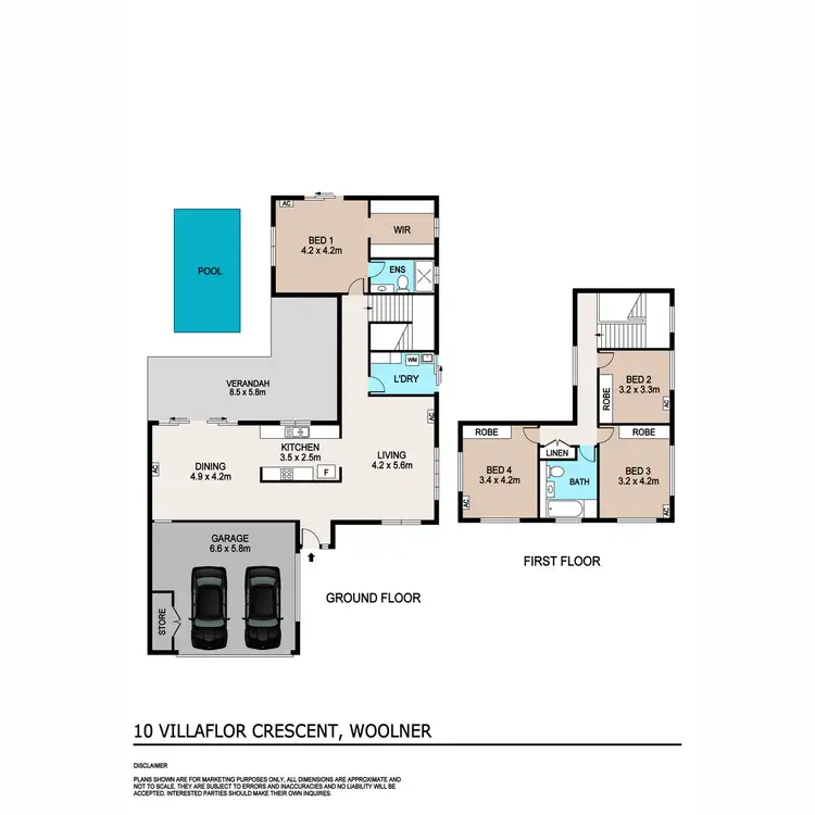 Floorplan of Homely house listing, 10 Villaflor Crescent, Woolner NT 820